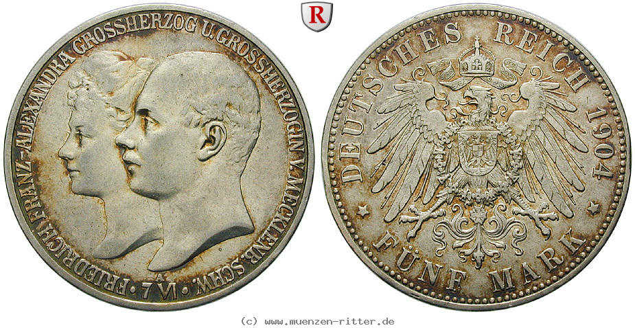 deutsches-kaiserreich-friedrich-franz-iv-5-mark/89579.jpg