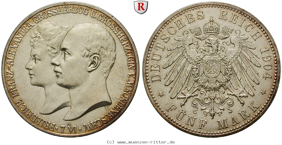 deutsches-kaiserreich-friedrich-franz-iv-5-mark/91517.jpg