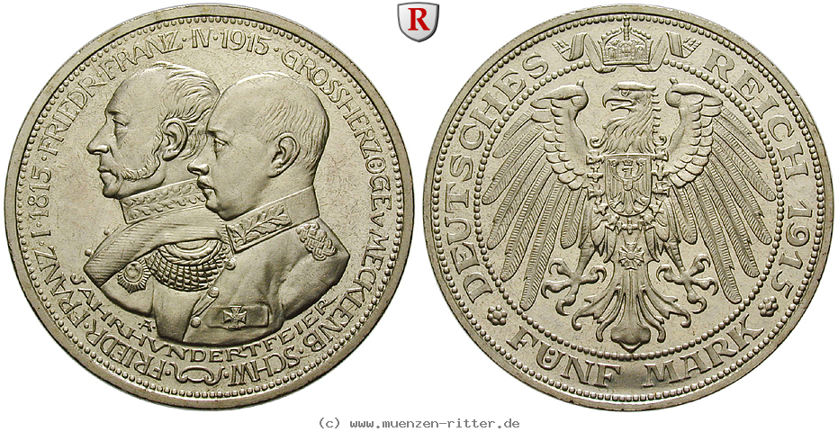 deutsches-kaiserreich-friedrich-franz-iv-5-mark/92571.jpg