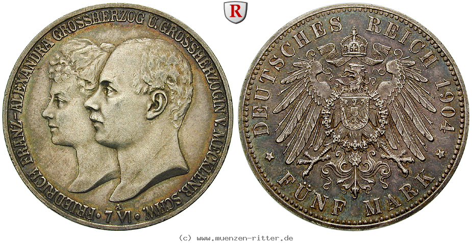 deutsches-kaiserreich-friedrich-franz-iv-5-mark/92988.jpg