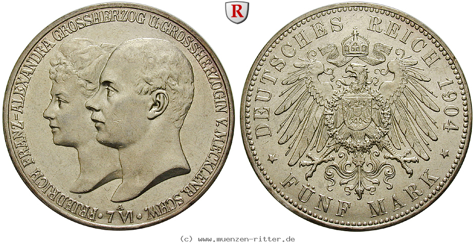 deutsches-kaiserreich-friedrich-franz-iv-5-mark/93541.jpg
