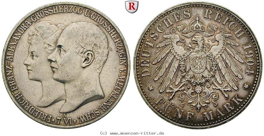 deutsches-kaiserreich-friedrich-franz-iv-5-mark/98848.jpg