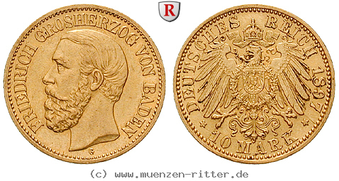 Klicken Sie auf das Bild um es auf Ihrem Rechner zu speichern deutsches-kaiserreich-friedrich-i-10-mark/61372.jpg
