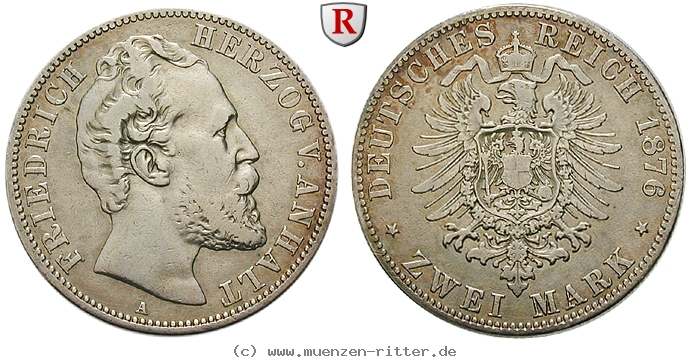 Klicken Sie auf das Bild um es auf Ihrem Rechner zu speichern deutsches-kaiserreich-friedrich-i-2-mark/101645.jpg