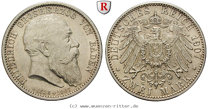 Klicken Sie auf das Bild um es auf Ihrem Rechner zu speichern deutsches-kaiserreich-friedrich-i-2-mark/102752.jpg