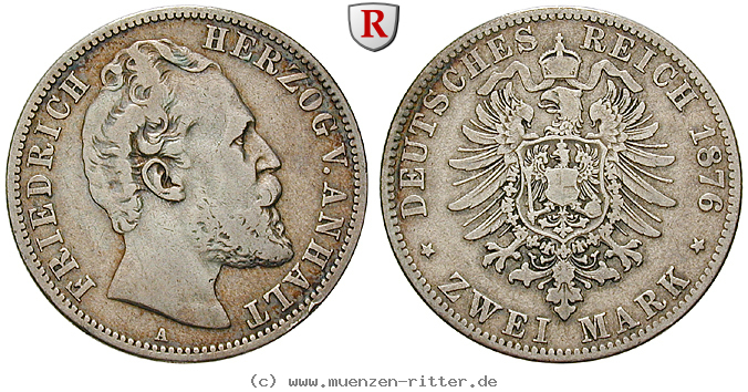 Klicken Sie auf das Bild um es auf Ihrem Rechner zu speichern deutsches-kaiserreich-friedrich-i-2-mark/54450.jpg
