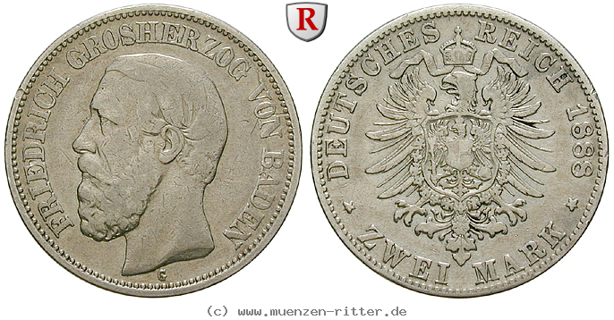 Klicken Sie auf das Bild um es auf Ihrem Rechner zu speichern deutsches-kaiserreich-friedrich-i-2-mark/70916.jpg
