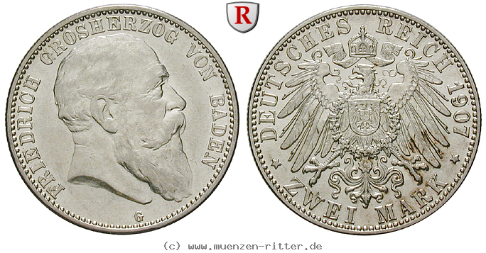 Klicken Sie auf das Bild um es auf Ihrem Rechner zu speichern deutsches-kaiserreich-friedrich-i-2-mark/79908.jpg