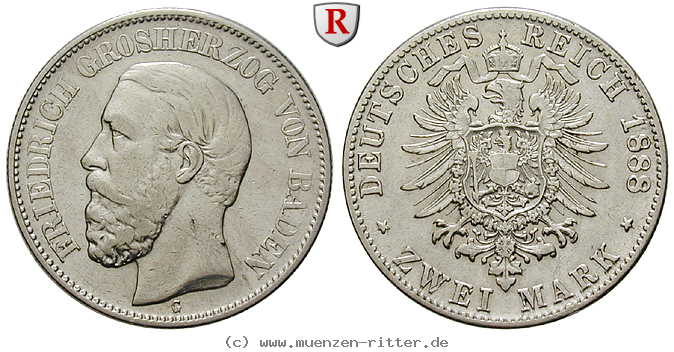 Klicken Sie auf das Bild um es auf Ihrem Rechner zu speichern deutsches-kaiserreich-friedrich-i-2-mark/84725.jpg