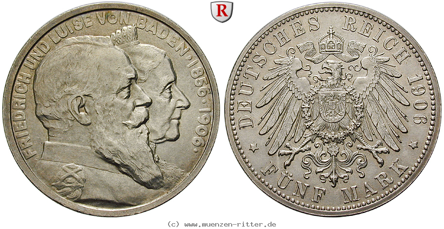 Klicken Sie auf das Bild um es auf Ihrem Rechner zu speichern deutsches-kaiserreich-friedrich-i-5-mark/101603.jpg