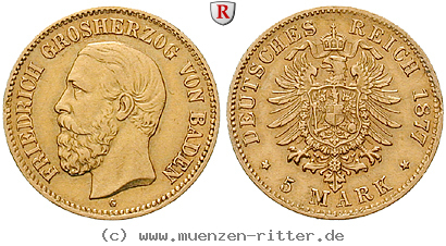 Klicken Sie auf das Bild um es auf Ihrem Rechner zu speichern deutsches-kaiserreich-friedrich-i-5-mark/32951.jpg