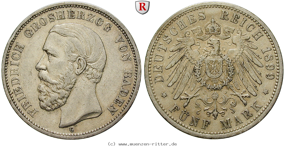 Klicken Sie auf das Bild um es auf Ihrem Rechner zu speichern deutsches-kaiserreich-friedrich-i-5-mark/35057.jpg