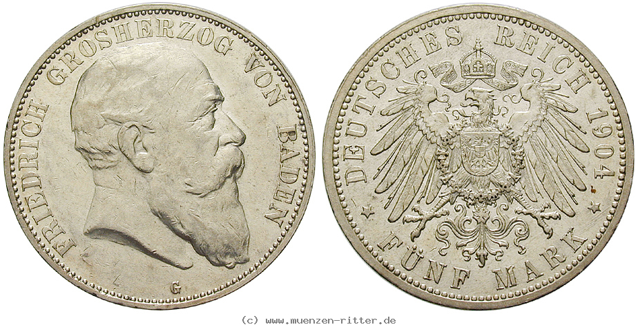 Klicken Sie auf das Bild um es auf Ihrem Rechner zu speichern deutsches-kaiserreich-friedrich-i-5-mark/47382.jpg