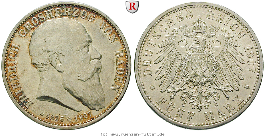 Klicken Sie auf das Bild um es auf Ihrem Rechner zu speichern deutsches-kaiserreich-friedrich-i-5-mark/ejae10031.jpg