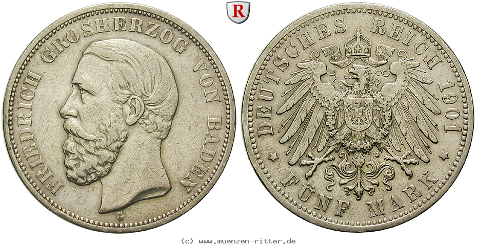 Klicken Sie auf das Bild um es auf Ihrem Rechner zu speichern deutsches-kaiserreich-friedrich-i-5-mark/ejae9298.jpg