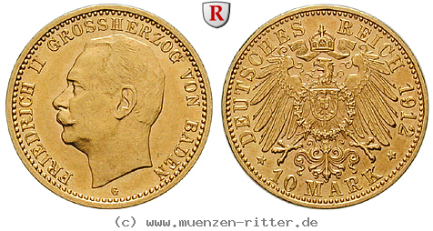 Klicken Sie auf das Bild um es auf Ihrem Rechner zu speichern deutsches-kaiserreich-friedrich-ii-10-mark/102939.jpg