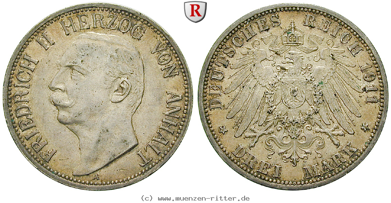 Klicken Sie auf das Bild um es auf Ihrem Rechner zu speichern deutsches-kaiserreich-friedrich-ii-3-mark/32056.jpg