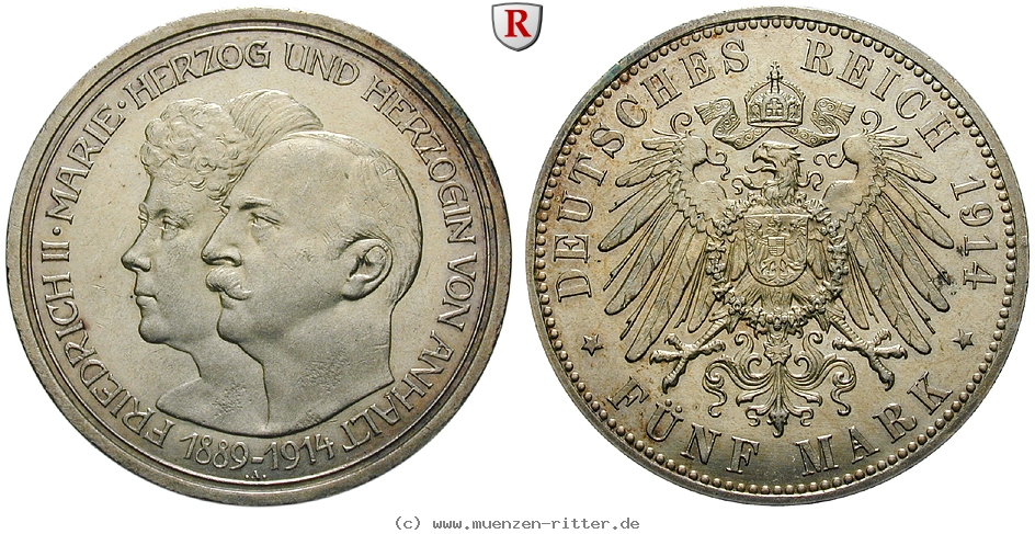 Klicken Sie auf das Bild um es auf Ihrem Rechner zu speichern deutsches-kaiserreich-friedrich-ii-5-mark/101646.jpg