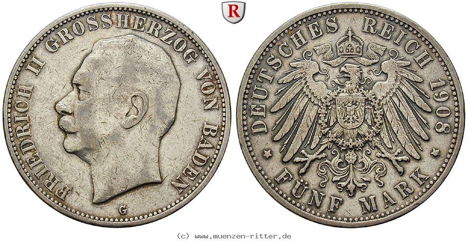 Klicken Sie auf das Bild um es auf Ihrem Rechner zu speichern deutsches-kaiserreich-friedrich-ii-5-mark/102758.jpg