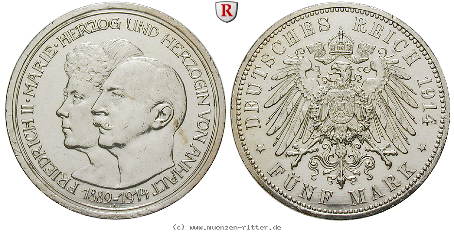 Klicken Sie auf das Bild um es auf Ihrem Rechner zu speichern deutsches-kaiserreich-friedrich-ii-5-mark/79438.jpg