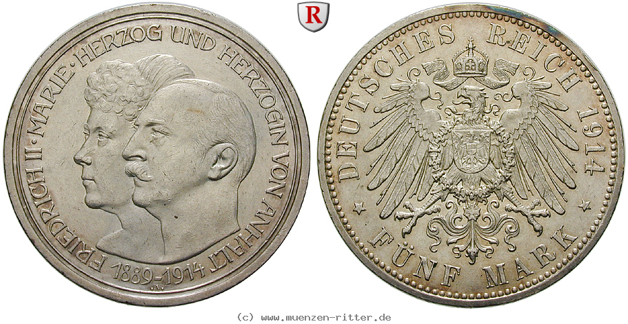 Klicken Sie auf das Bild um es auf Ihrem Rechner zu speichern deutsches-kaiserreich-friedrich-ii-5-mark/84721.jpg