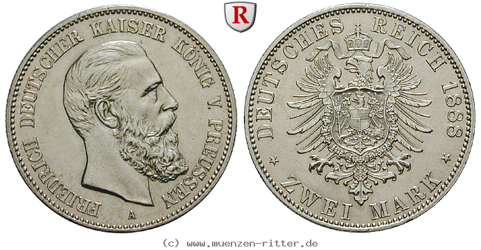 Klicken Sie auf das Bild um es auf Ihrem Rechner zu speichern deutsches-kaiserreich-friedrich-iii-2-mark/12107.jpg