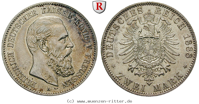 Klicken Sie auf das Bild um es auf Ihrem Rechner zu speichern deutsches-kaiserreich-friedrich-iii-2-mark/73991.jpg
