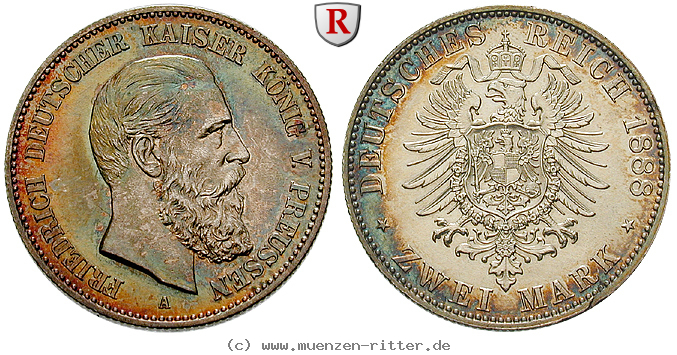 Klicken Sie auf das Bild um es auf Ihrem Rechner zu speichern deutsches-kaiserreich-friedrich-iii-2-mark/97382.jpg