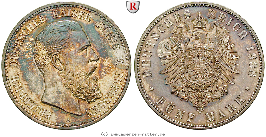 Klicken Sie auf das Bild um es auf Ihrem Rechner zu speichern deutsches-kaiserreich-friedrich-iii-5-mark/ejae8520.jpg