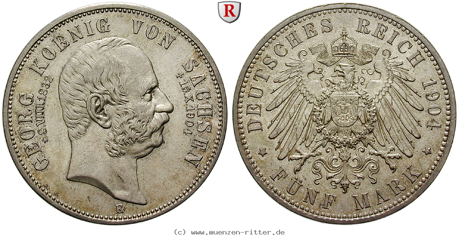 Klicken Sie auf das Bild um es auf Ihrem Rechner zu speichern deutsches-kaiserreich-georg-5-mark/90532.jpg