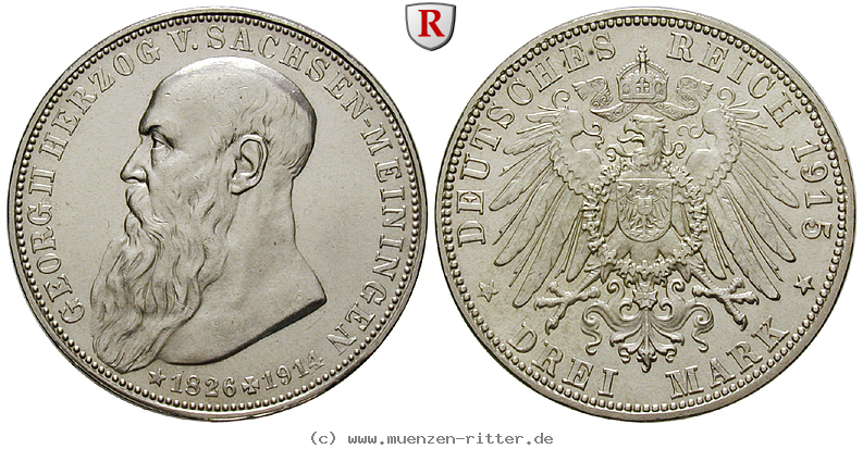 Klicken Sie auf das Bild um es auf Ihrem Rechner zu speichern deutsches-kaiserreich-georg-ii-3-mark/84937.jpg