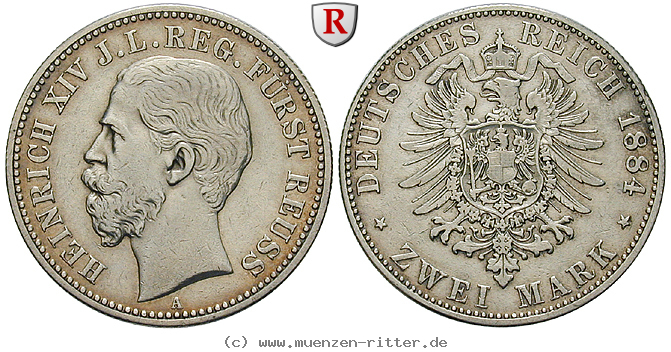 deutsches-kaiserreich-heinrich-xiv-2-mark/102184.jpg
