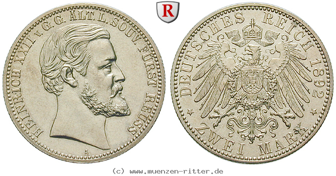 Klicken Sie auf das Bild um es auf Ihrem Rechner zu speichern deutsches-kaiserreich-heinrich-xxii-2-mark/88022.jpg