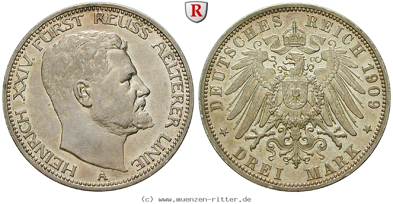 Klicken Sie auf das Bild um es auf Ihrem Rechner zu speichern deutsches-kaiserreich-heinrich-xxiv-3-mark/57184.jpg