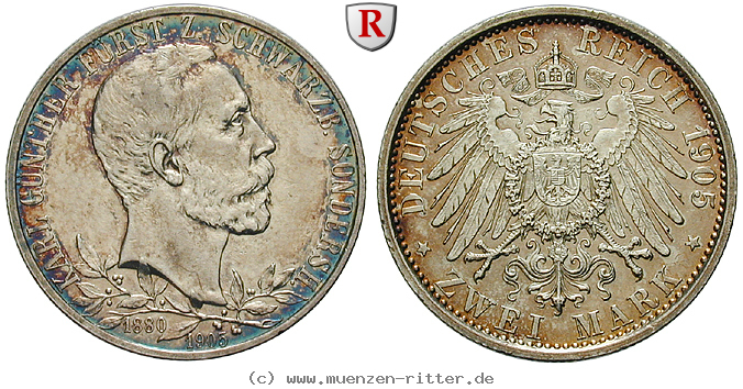 deutsches-kaiserreich-karl-guenther-2-mark/102187.jpg