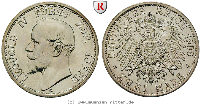 Klicken Sie auf das Bild um es auf Ihrem Rechner zu speichern deutsches-kaiserreich-leopold-iv-2-mark/96403.jpg