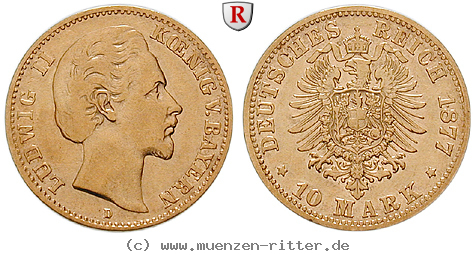 Klicken Sie auf das Bild um es auf Ihrem Rechner zu speichern deutsches-kaiserreich-ludwig-ii-10-mark/16638.jpg