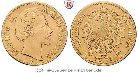 Klicken Sie auf das Bild um es auf Ihrem Rechner zu speichern deutsches-kaiserreich-ludwig-ii-10-mark/24699.jpg