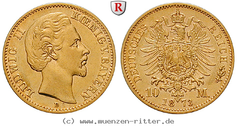 Klicken Sie auf das Bild um es auf Ihrem Rechner zu speichern deutsches-kaiserreich-ludwig-ii-10-mark/99740.jpg