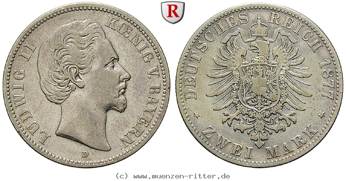 Klicken Sie auf das Bild um es auf Ihrem Rechner zu speichern deutsches-kaiserreich-ludwig-ii-2-mark/84750.jpg