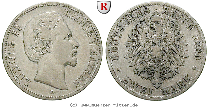 Klicken Sie auf das Bild um es auf Ihrem Rechner zu speichern deutsches-kaiserreich-ludwig-ii-2-mark/ejae7212.jpg
