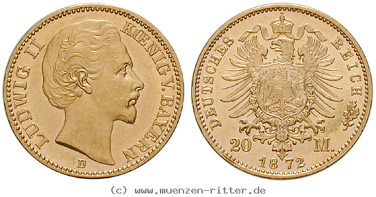 Klicken Sie auf das Bild um es auf Ihrem Rechner zu speichern deutsches-kaiserreich-ludwig-ii-20-mark/18004.jpg