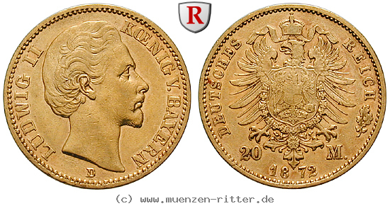 Klicken Sie auf das Bild um es auf Ihrem Rechner zu speichern deutsches-kaiserreich-ludwig-ii-20-mark/93667.jpg