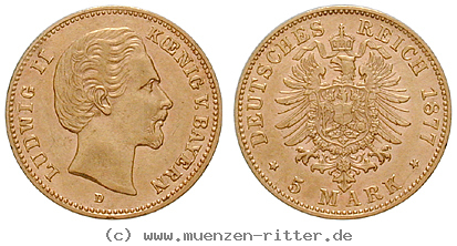 deutsches-kaiserreich-ludwig-ii-5-mark/17618.jpg
