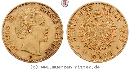 Klicken Sie auf das Bild um es auf Ihrem Rechner zu speichern deutsches-kaiserreich-ludwig-ii-5-mark/32423.jpg