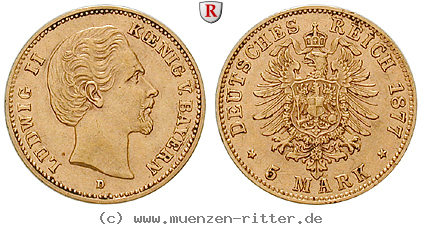 Klicken Sie auf das Bild um es auf Ihrem Rechner zu speichern deutsches-kaiserreich-ludwig-ii-5-mark/32990.jpg