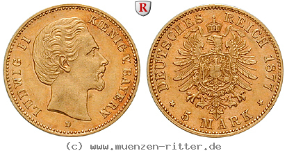 deutsches-kaiserreich-ludwig-ii-5-mark/93032.jpg