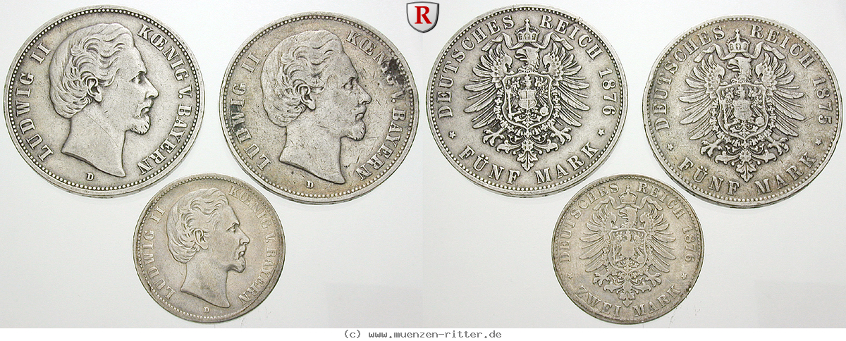 deutsches-kaiserreich-ludwig-ii-satz/76117.jpg