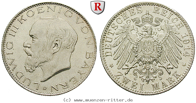 Klicken Sie auf das Bild um es auf Ihrem Rechner zu speichern deutsches-kaiserreich-ludwig-iii-2-mark/35065.jpg