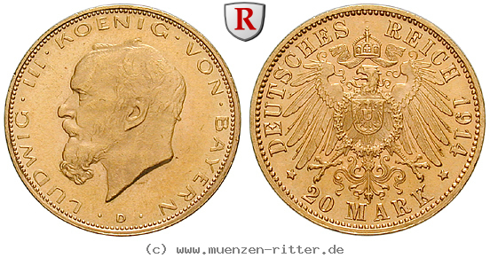 deutsches-kaiserreich-ludwig-iii-20-mark/71534.jpg